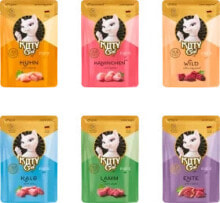 Купить влажные корма для кошек KittyCat: Nassfutter Katze Paté Mix 1, Adult Multipack (6x85 g), 510 g