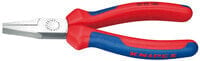 20 02 140 - Needle-nose pliers - Chromium-vanadium steel - Plastic - Blue/Red - 14 cm - 137 g