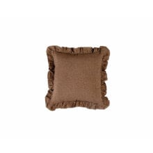 Cushion Alexandra House Living COCOA Dark brown 45 x 1 x 45 cm