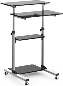 Techly Universal notebook presentation table with 4 shelves adjustable (102833)