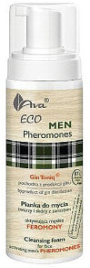 Reinigungsschaum für Gesicht und Haut mit Borsten - Ava Laboratorium Eco Men Pheromones Gin Toniq Cleaning Foam