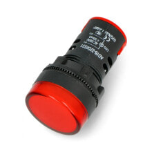 LED indicator 230V AC - 28mm - red