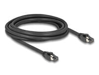 Delock RJ45 Netzwerkkabel Cat.8.1 S/FTP 3 m bis 40 Gbps schwarz - Network - CAT 8