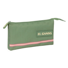 Triple Carry-all El Ganso Green 22 x 12 x 3 cm