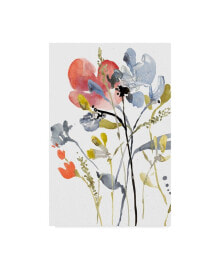 Trademark Global jennifer Goldberger Flower Overlay I Canvas Art - 20