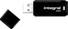 Pendrive Integral Black, 64 GB (INFD64GBBLK)