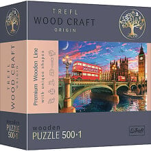 TREFL Wooden Palace Of Westminster Big Ben London 5001 Units puzzle