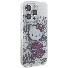 SOURCING Hello Kitty Hkhcp14Xhdgpht iPhone 14 Pro Max 6.7 Biały Iml Kitty On Bricks Graffiti phone case