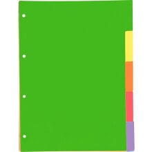 OXFORD HAMELIN A4 Separators Cardboard For Filing 5 Positions 5 Bright Colors