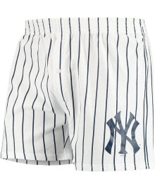 Купить женские трусы Concepts Sport: Men's White New York Yankees Vigor Boxer Shorts