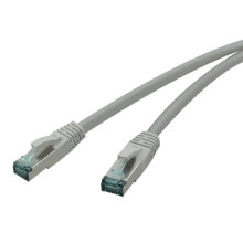 Кабели и разъемы для аудио- и видеотехники red Cat.6a 1.5m grau Patchkabel Cat.6aS/FTP AWG 27/7 2xRJ45 grau - Cable - Network