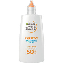 Garnier Ambre Solaire Super UV Hyaluronic Acid SPF50+ 40 ml sonnenschutz fürs gesicht unisex