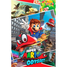 NINTENDO MERCHANDISING Super Mario Odyssey Collage Poster