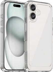 Hurtel Etui Outer Space Case z żelową ramką do iPhone 16 - przezroczyste