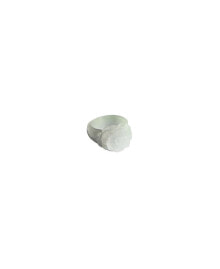 Купить кольца и перстни SEREE: Rose — Off-white jade ring