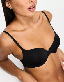 Купить женское нижнее белье и купальники Wonderbra: Wonderbra Ultimate T-Shirt bra in black