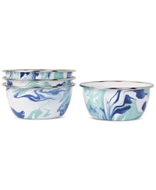 Golden Rabbit lagoon Salad Bowls, Set of 4