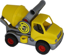 Игрушечные машинки и техника для мальчиков игрушечная машинка Wader "КонсТрак", автомобиль-бетоновоз