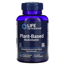 Витаминно-минеральные комплексы Life Extension, Plant-Based Multivitamin, 90 Vegetarian Capsules