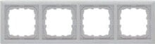 Розетки, выключатели и рамки KOS Quadruple frame KOS66 white (660484)
