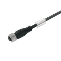Weidmüller 5m M12 сигнальный кабель Черный 9457910500