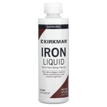 Iron Liquid, Natural Peach Mango, 8 fl oz (237 ml)