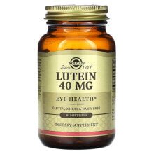 Lutein, zeaxanthin solgar, Lutein, 20 mg, 60 Softgels