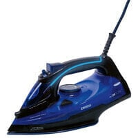 DB 3755 - Dry & Steam iron - Ceramic soleplate - Black - Blue - 0.4 L - 2800 W - 220 - 240 V