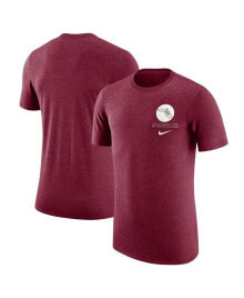 Nike men's Garnet Distressed Florida State Seminoles Retro Tri-Blend T-shirt