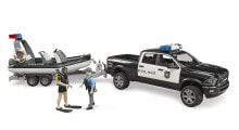 Toy cars and equipment for boys bruder RAM 2500 Polizei Pickup L+S Mod.| 02507