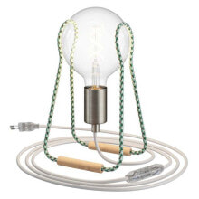 CREATIVE CABLES Taché Metal Lamp With Light Bulb