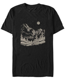 Fifth Sun men's Mountain Scene Short Sleeve T-shirt