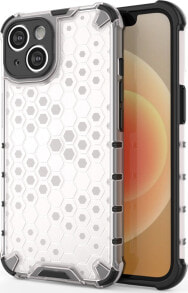 Hurtel Honeycomb etui iPhone 14 Plus pancerny hybrydowy pokrowiec przezroczyste