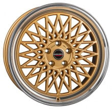 Колесный диск литой Borbet B gold rim polished 8.5x19 ET45 - LK5/112 ML66.5