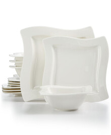 Villeroy & Boch new Wave Collection 12-Pc. Dinnerware Set, Created for Macy's, Service for 4