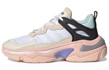 adidas neo Boujirun 复古运动 减震防滑 低帮 跑步鞋 女款 米粉蓝拼色 / Кроссовки Adidas neo Boujirun GY5024