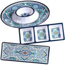 Certified International talavera 3-Pc. Melamine Hostess Set