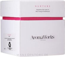 Soja-Duftkerze im Glas mit Litsea Cubeba- und Sandelholzduft - AromaWorks Nurture Candle