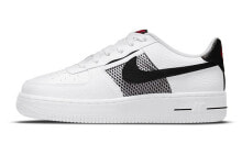 Nike Air Force 1 Low Mesh Pocket 低帮 板鞋 GS 白 / Кроссовки Nike Air Force 1 Low Mesh Pocket GS DH9596-100