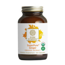 Имбирь и куркума Pure Synergy SuperPure Organic Ginger Extract --Органический экстракт Имбиря  - 50 капсул