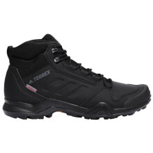 Мужская спортивная обувь для треккинга Мужские кроссовки спортивные треккинговые черные  текстильные высокие демисезонные Adidas Terrex AX3 Beta Mid CW