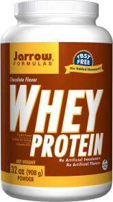 Сывороточный протеин Jarrow Formulas Whey Protein  Сывороточный протеин - 17 г сывороточного протеина и 4 г BCAA на порцию  908 г с шоколадным вкусом