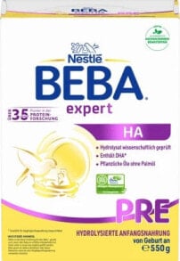 Купить детские молочные смеси Nestlé BEBA: Anfangsmilch Expert HA Pre von Geburt an, 0,55 kg