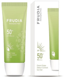 Sonnenschutzgel - Frudia Green Grape Sebum Control Cooling Sun Gel SPF50+PA ++++