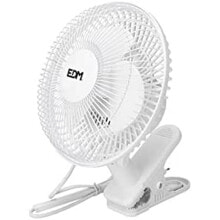 Ventilator EDM Clip White 15 W Ø 15 cm