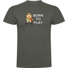 Спортивная одежда, обувь и аксессуары kRUSKIS Born To Play Basketball Short Sleeve T-Shirt