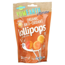YumEarth, Ultimate, Organic Elderberry Lollipops, 15 Lollipops, 3.3 oz (93 g)