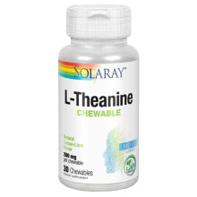Аминокислоты SOLARAY L-Theanine 200mgr 30 Units Lemon