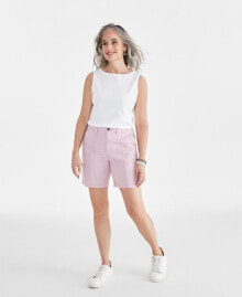 Style & Co women's Comfort-Waist Cargo Shorts, Created for Macy's