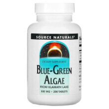 Водоросли Source Naturals, Сине-зеленые водоросли, 200 таблеток